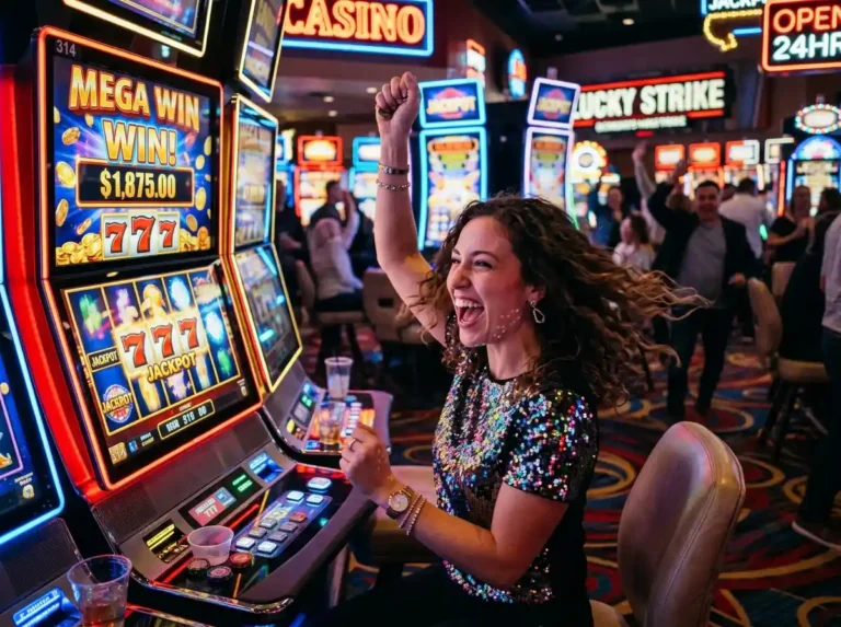 milyon888 slot - Happy woman playing slot